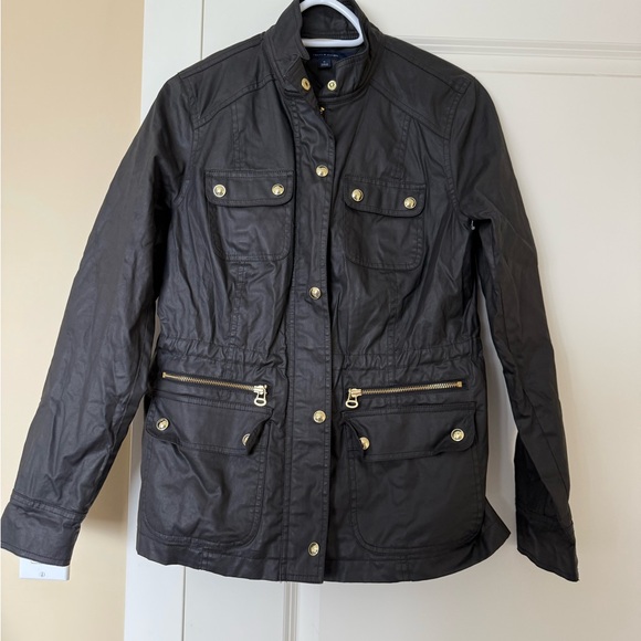 NWOT Tommy Hilfiger Women’s  Black  Utility Jacket - Picture 1 of 7